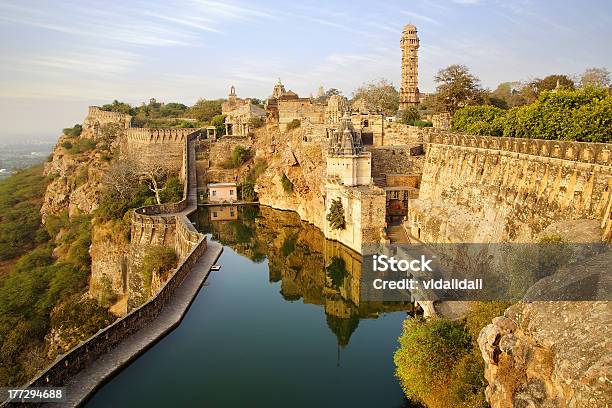 Panoramic Shot Of Cittorgarh Fort India Stock Photo - Download Image Now - Chittorgarh, Fort, Hill