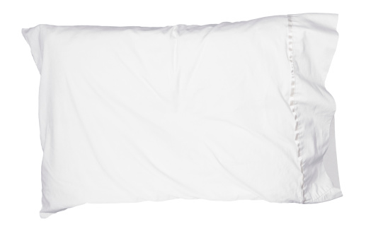 White Pillow isolated on white
