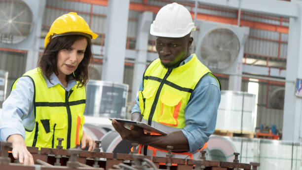 istock Training in industrial plants, engineering teams fully equipped with quality skills in maintenance. 1772951355