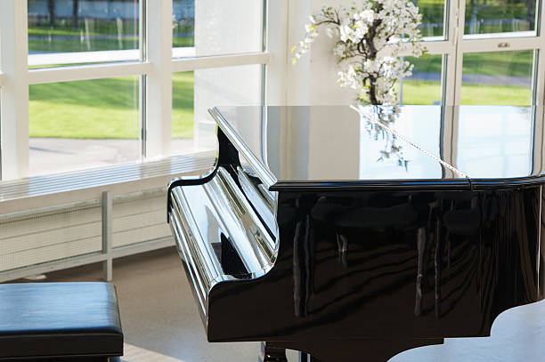 istock Grand piano in the hall 177295512