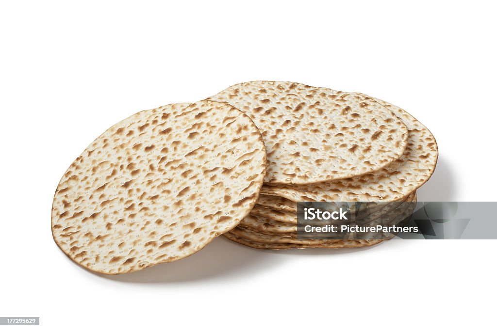 Frische Haufen von matzah - Lizenzfrei Matze Stock-Foto