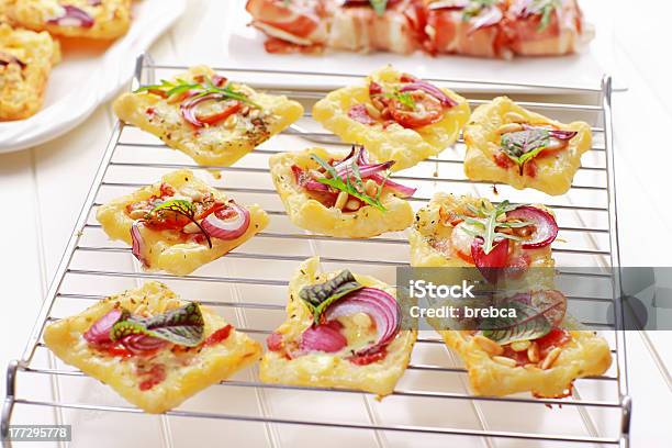 Puff Pastry Stock Photo - Download Image Now - Antipasto, Appetizer, Arugula