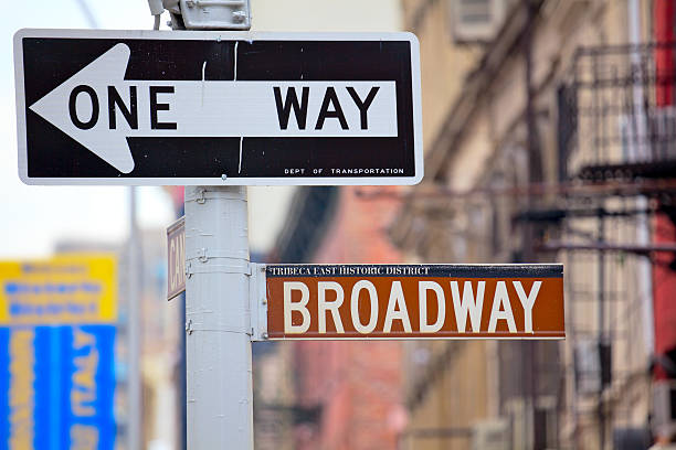 istock Broadway and One Way Street Signs 177295906