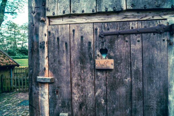 outdoor toilet at a dutch farmhouse