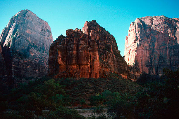 istock Bright Dawn Strikes Cliffs in Zion National Park 177296044