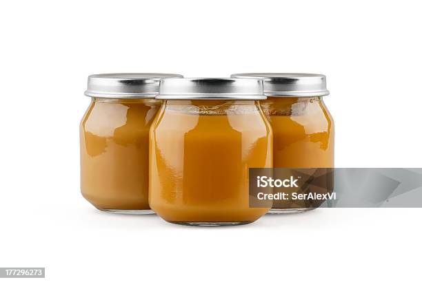Baby Puree Stock Photo - Download Image Now - Bottle, Colors, Cut Out