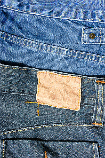 istock Close up of label jean denim 177296383