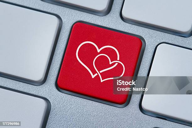 Online Love Key Stock Photo - Download Image Now - Internet, Love - Emotion, Accessibility