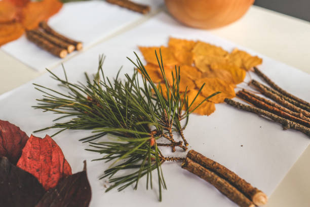istock Children's creative activities, autumn idea 1772977634
