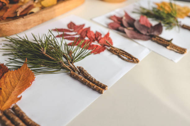 istock Children's creative activities, autumn idea 1772977638
