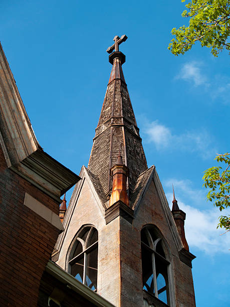 istock Church Steeple with Wood Shingles 177297911