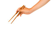 hand holding chopstick