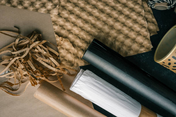 istock Craft set of goods for product packaging 1772981443