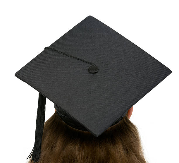 istock Copy space on top of graduation cap 177298616