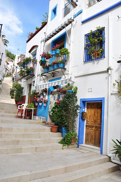 istock Andalusian Style Home in Mediterranean Neighborhood 177298708