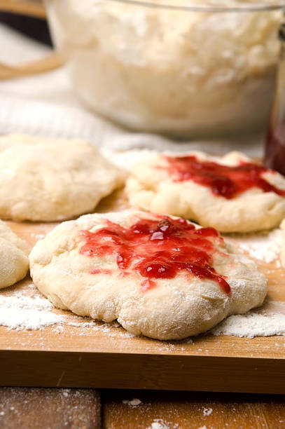 istock Sweet doughnuts with rose marmelade. traditional polish dessert 177298720