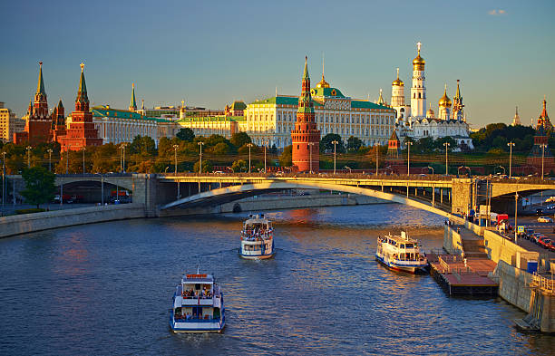 Moscow at night