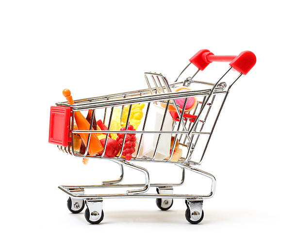 istock Shopping Cart with Food 177300546