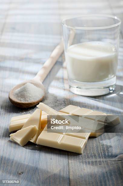 White Chocolate Stock Photo - Download Image Now - Block Shape, Broken, Candy