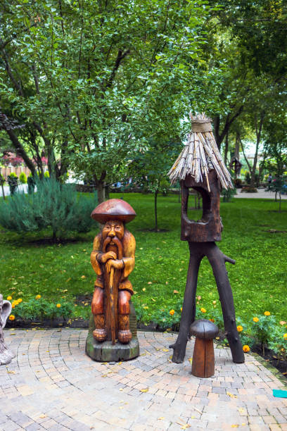 Russia. Kamensk-Shakhtinsky, Rostov region. Old village. 09.16.2023. The territory of the landscape public park \