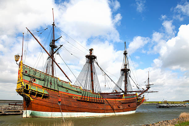 istock Replica of Dutch tall ship the Batavia 177301273