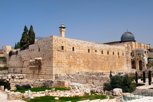 archaeological park near the walls of Jerusalem