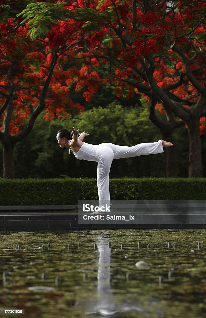 Saldo Yoga - Foto stock royalty-free di Acqua