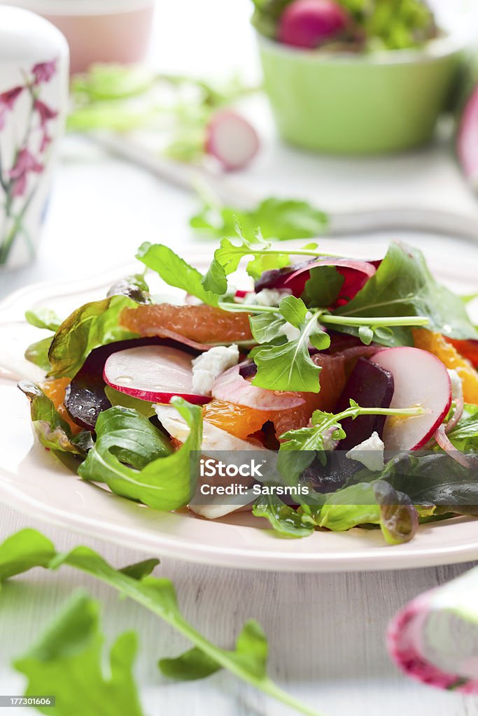 Insalata di barbabietole - Foto stock royalty-free di Agrume