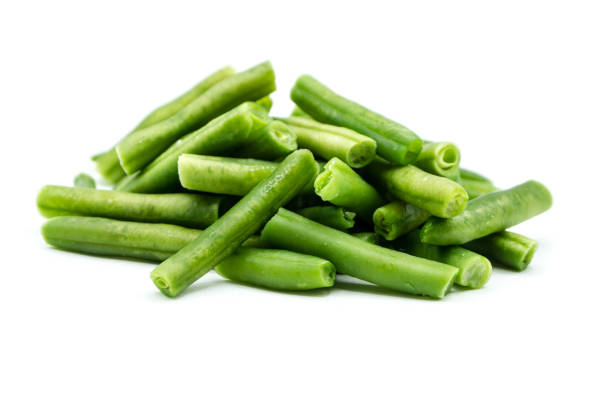 istock Green beans isolated on white background 1773017046