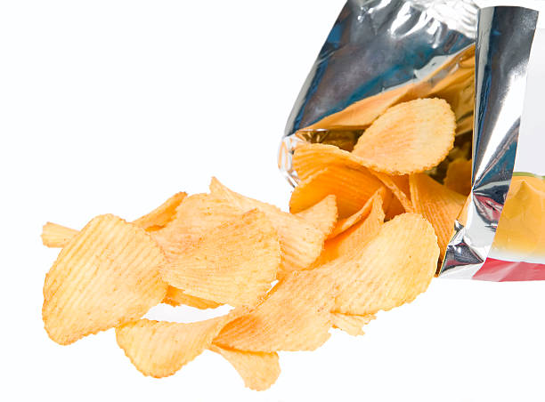 istock Tasteful chips from golden potatoes 177303045