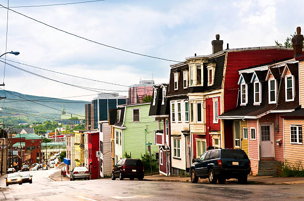 istock Colorful houses in Newfoundland 177303308