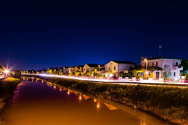 istock Urban night landscape with sky and river 177303956