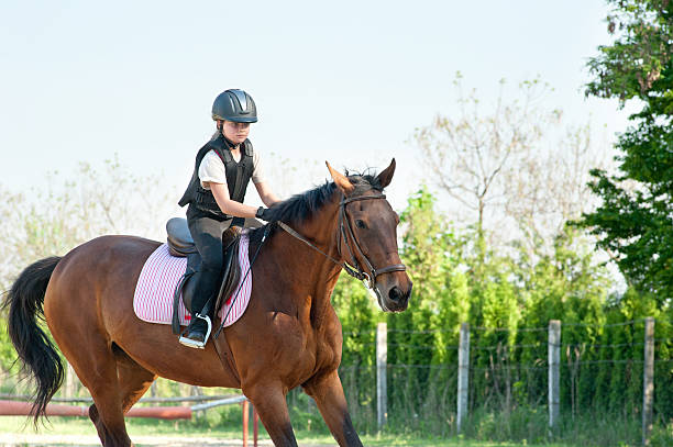istock girl riding a horse 177305785