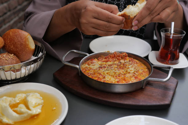 istock Turkish Menemen omelet in a frying pan. . 1773060565