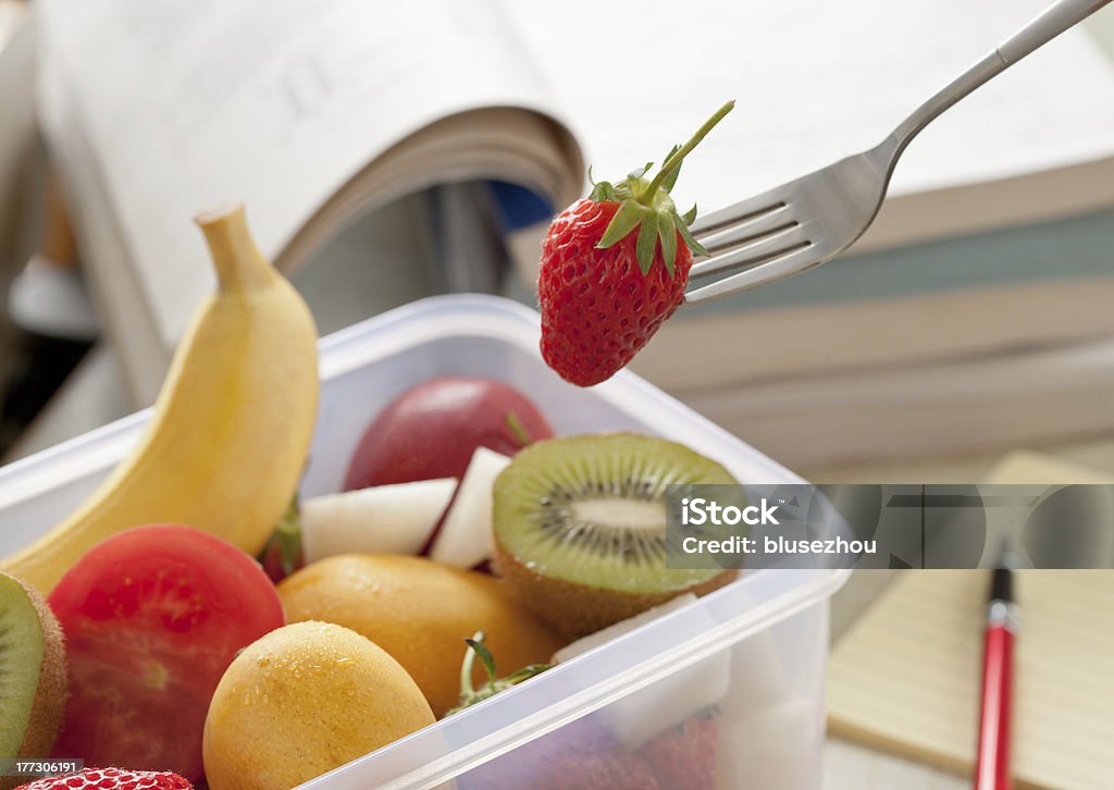 Estudiantes complemento de vitamina - Foto de stock de Alimento libre de derechos