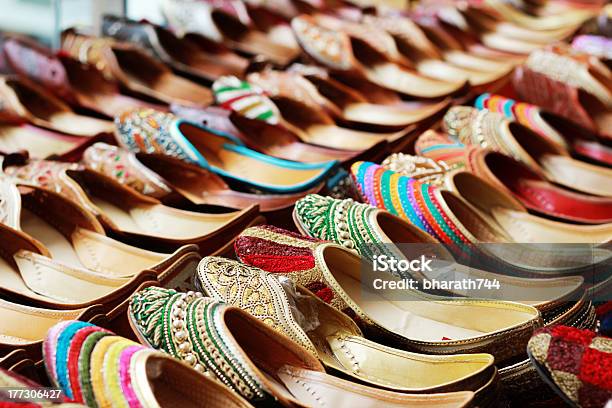 Indian Shoes Stock Photo - Download Image Now - Dress Shoe, Horizontal, India