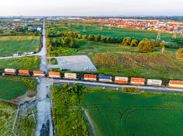 istock Canadian Pacific CPRailway Vaughan Intermodal Terminal in Kleinburg, Canada 1773064402