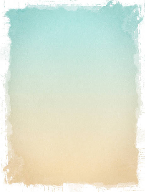 Abstract background with vintage colored gradient Old paper with a vintage colored gradient and textured grunge borders. Image has a pleasing paper grain at 100%. vintage background wallpaper in retro style pictures stock illustrations