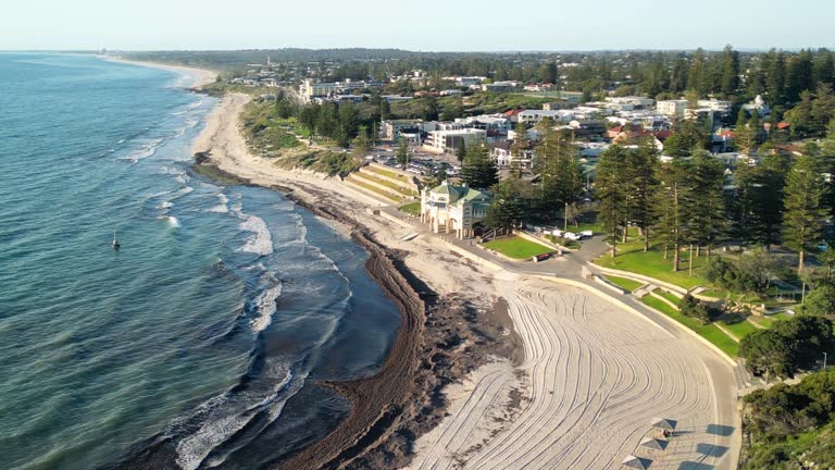 Cottesloe Beach aerial view, Perth