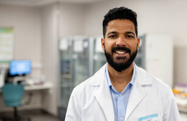 istock Happy doctor working at the hospital laboratory 1773073906
