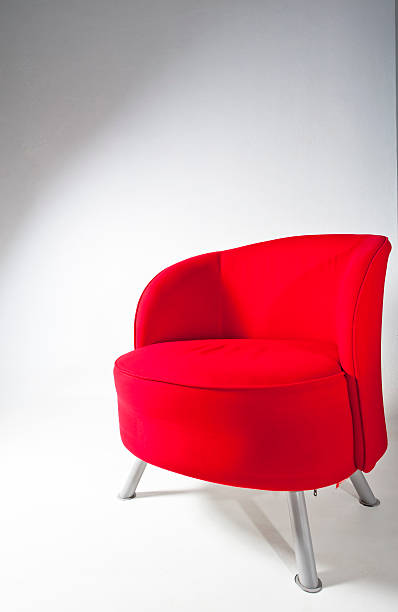 istock Red Armchair on White Background 177307673