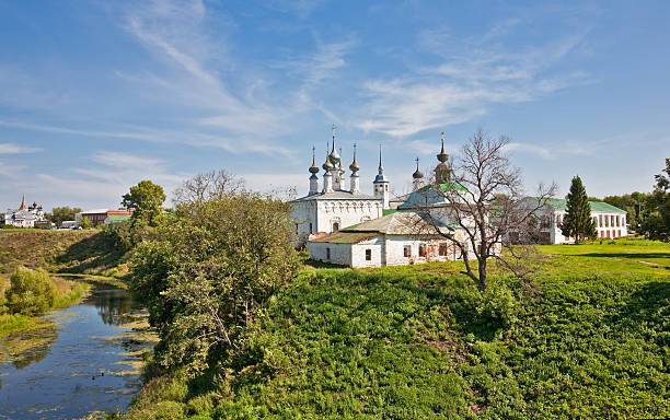 istock russian landscape with old church and lake 177309404