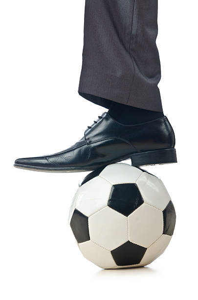 istock Football concept with businessman on white 177310127