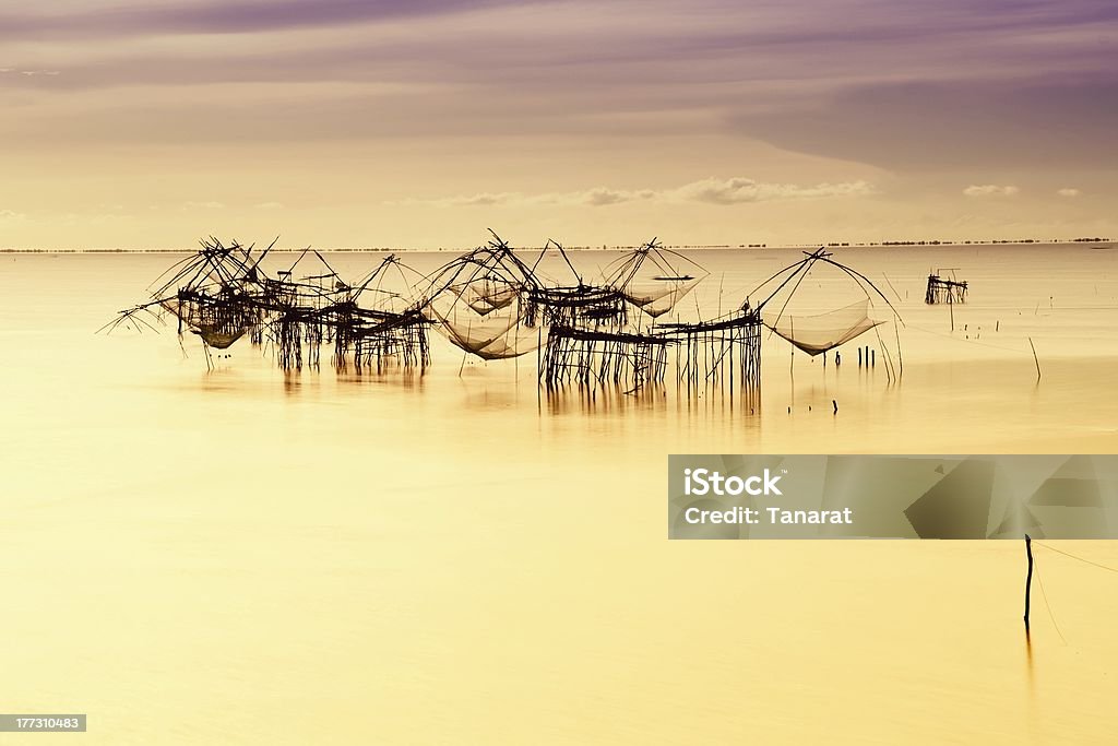 Yor Yak at Pakpa Pattalung Thailand "Yor Yak, a very large fishing tool. An iconic symbol of well-known fisherman's villages in Pattalung, Thailand." Asia Stock Photo