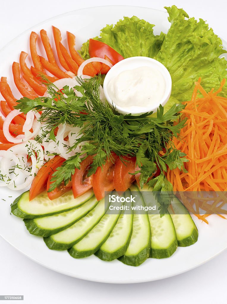 assorted vegetables, closeup "assorted sliced fresh vegetables, a closeup shot" Carrot Stock Photo