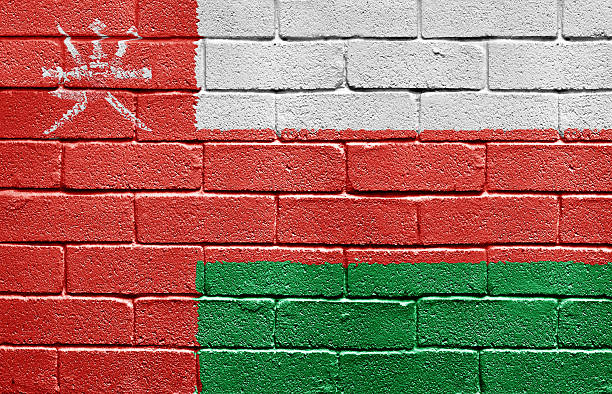 istock Flag of Oman on brick wall 177311066