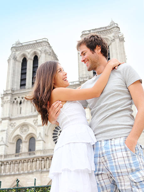 Notre Dame de Paris - happy couple