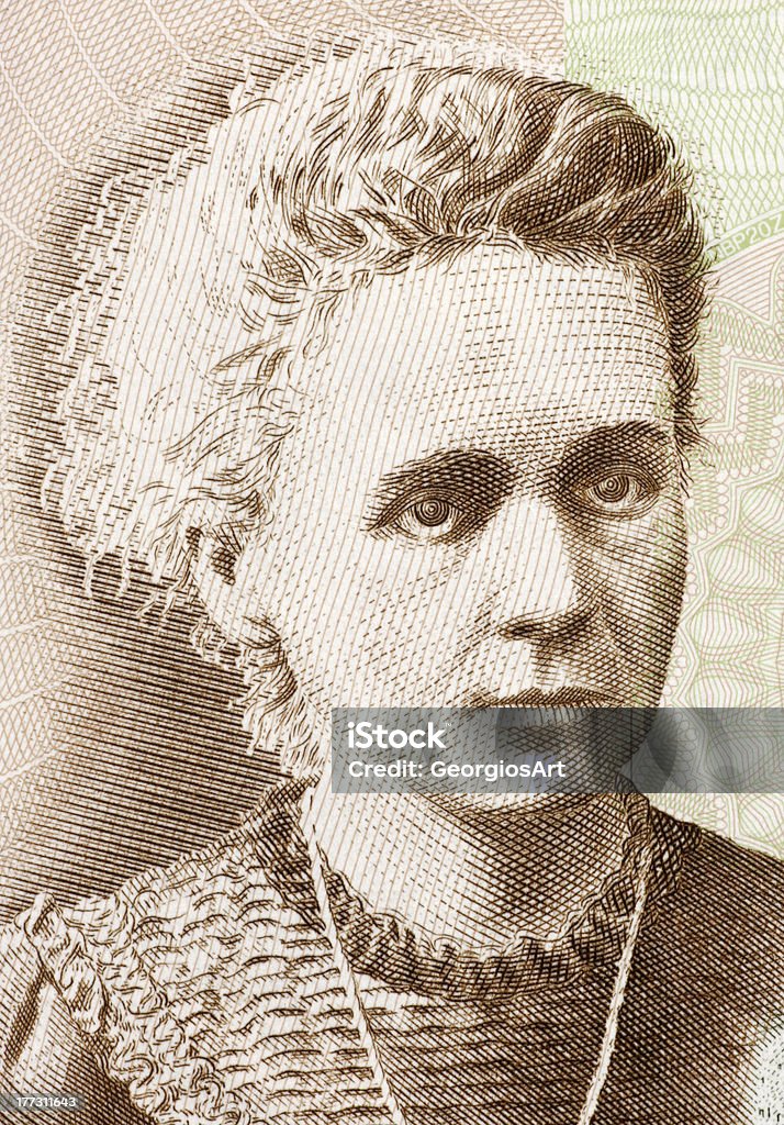 Marie Kiur - Zbiór ilustracji royalty-free (Marie Curie - Physicist)