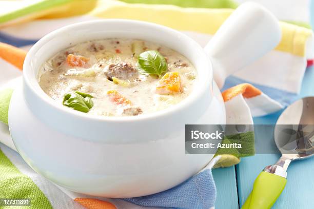 Cheese Soup Stock Photo - Download Image Now - Appetizer, Beef, Bowl