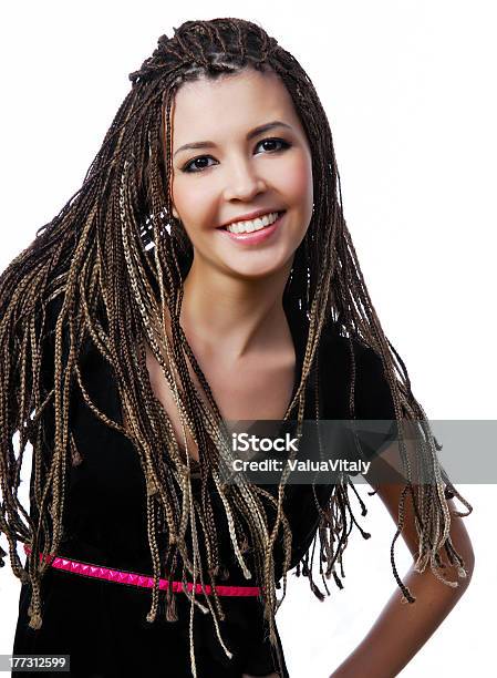 행복함 Teen 여자아이  땋은 머리에 대한 스톡 사진 및 기타 이미지 -  땋은 머리, 갈색, 개념